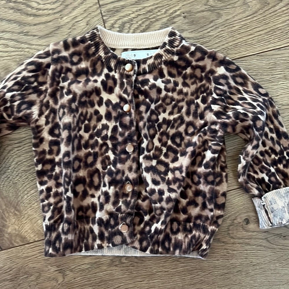 Baby gap leopard print cardigan